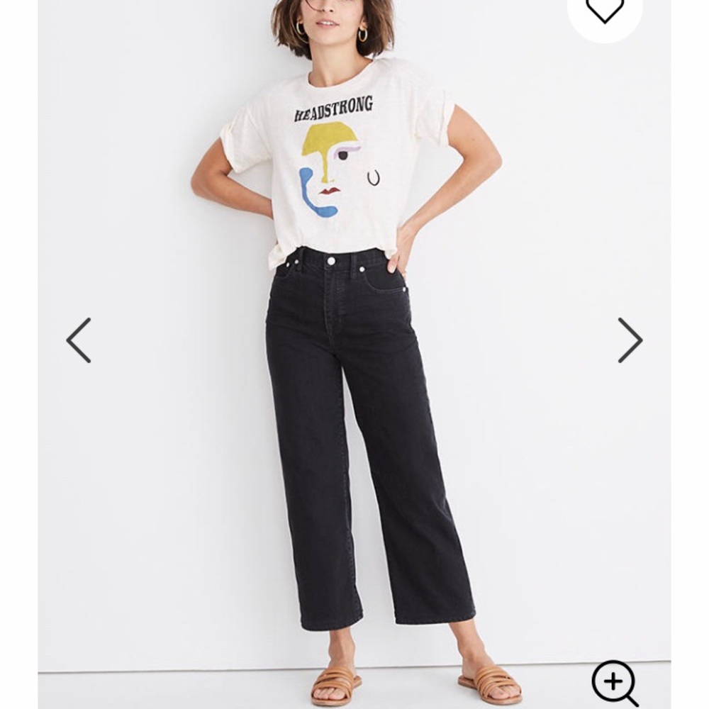 Madewell Slim Wide Leg Jeans